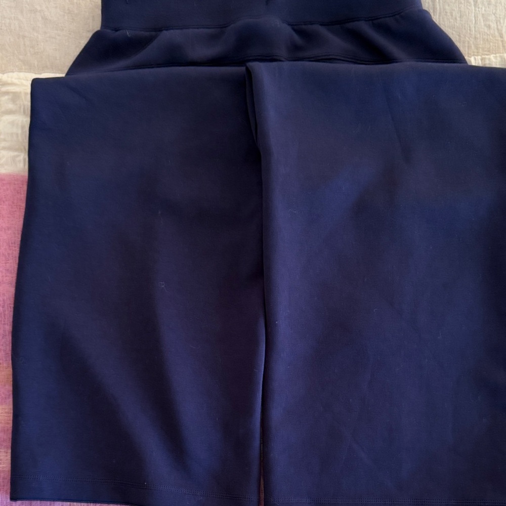 Calia Women’s Navy Blue Soft Scuba Wide Leg Pants - Picture 6 of 9